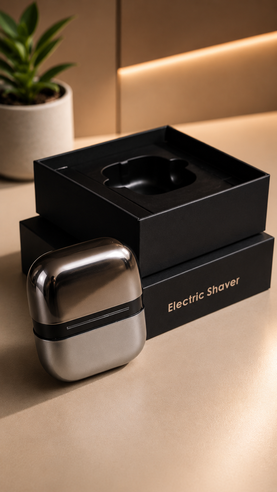 Mini Afeitadora Eléctrica IPX7 USB – Doble Cuchilla, Compacta y Eficaz
